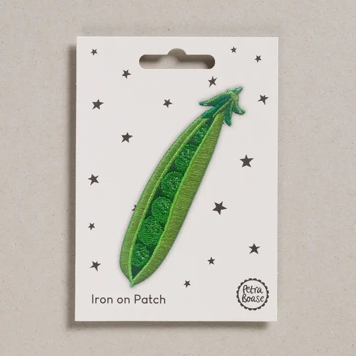 Pea Pod Iron-On Patch