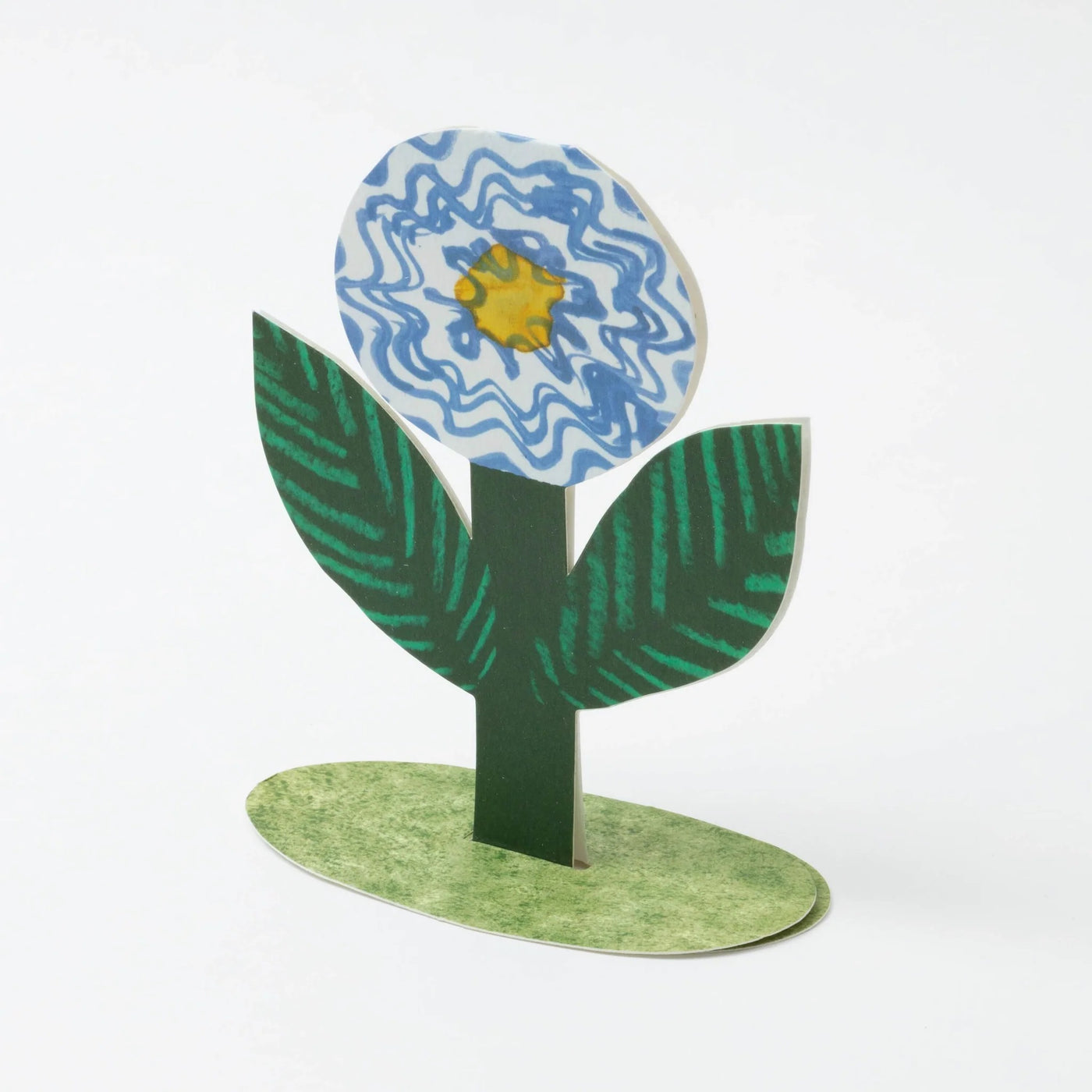 Blue Flower Stand-up Card