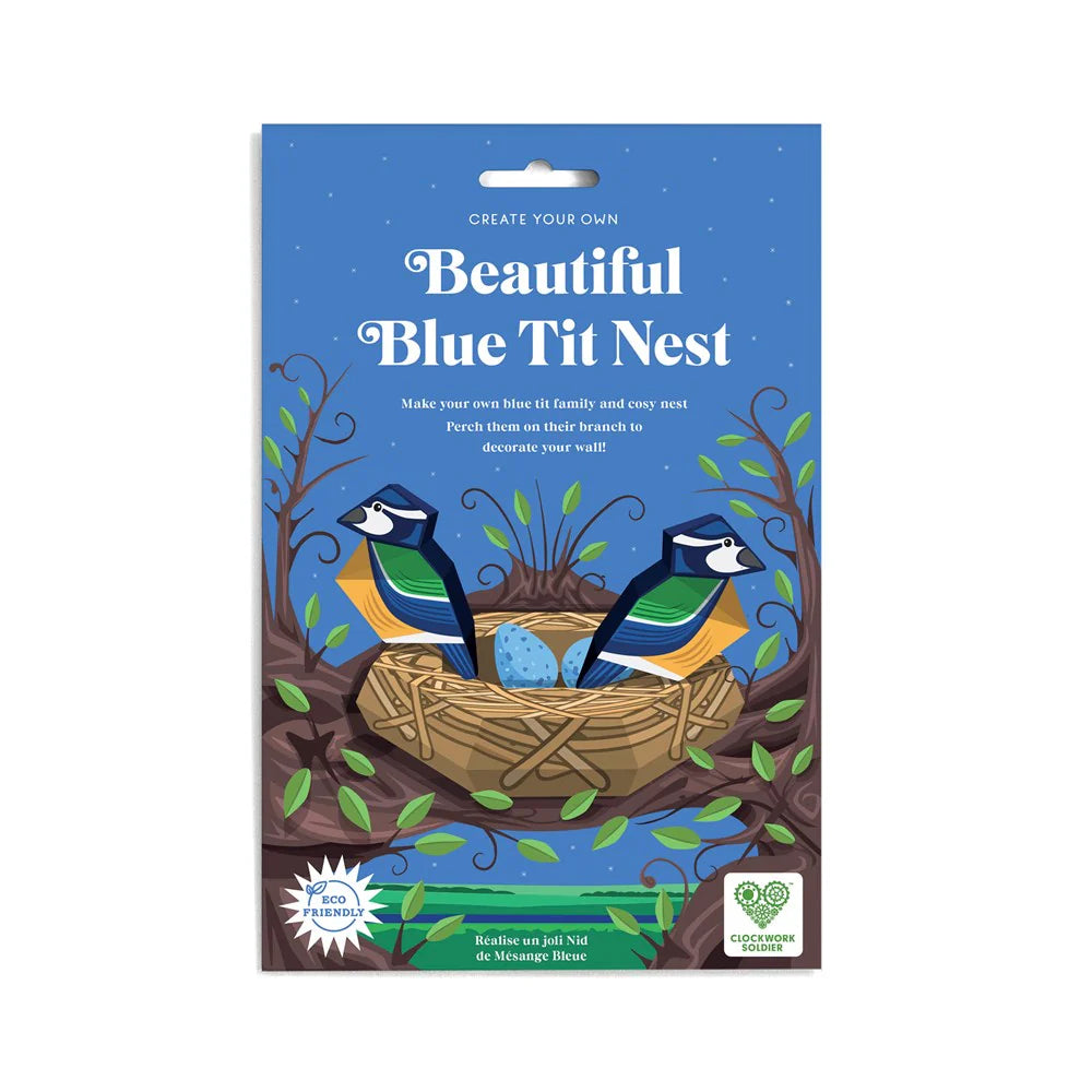 Beautiful Blue Tit Nest Kit