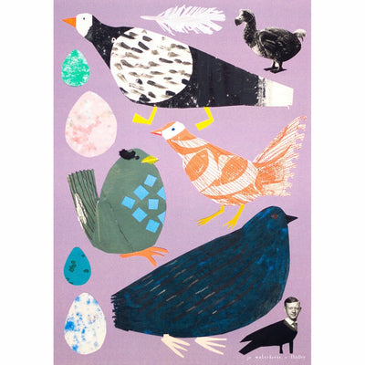Birds Print by Hadley - A3