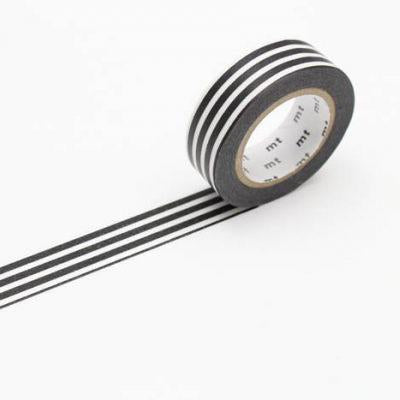 mt Washi Tape - Border Black