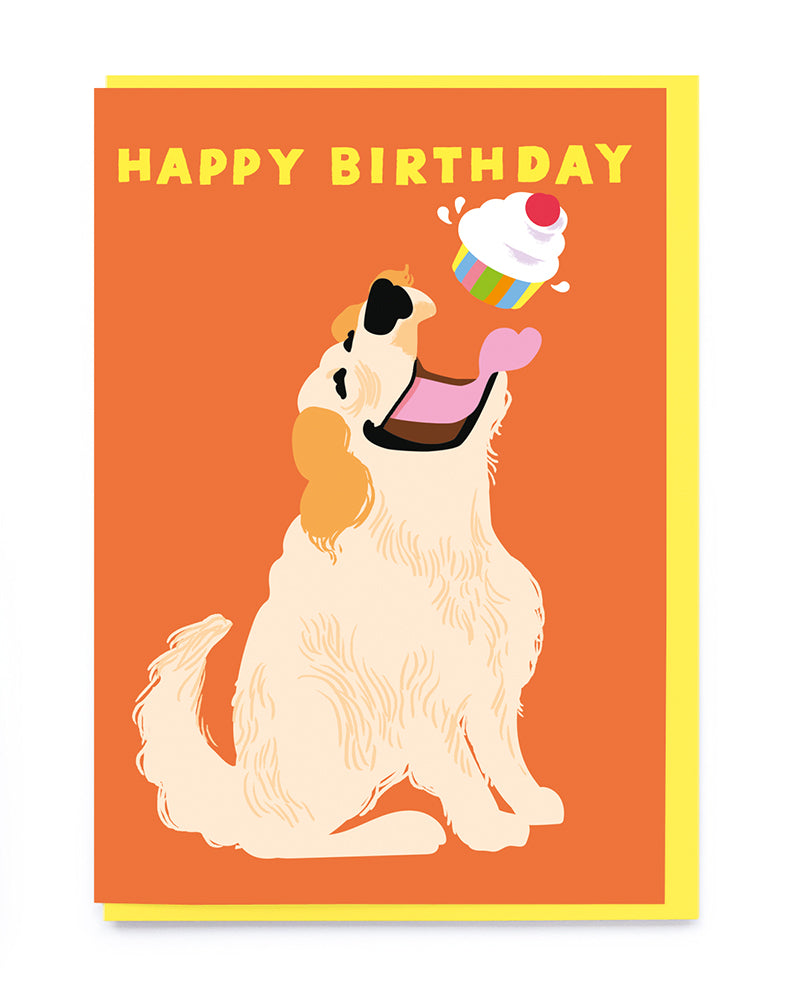 Golden Retriever Birthday Card