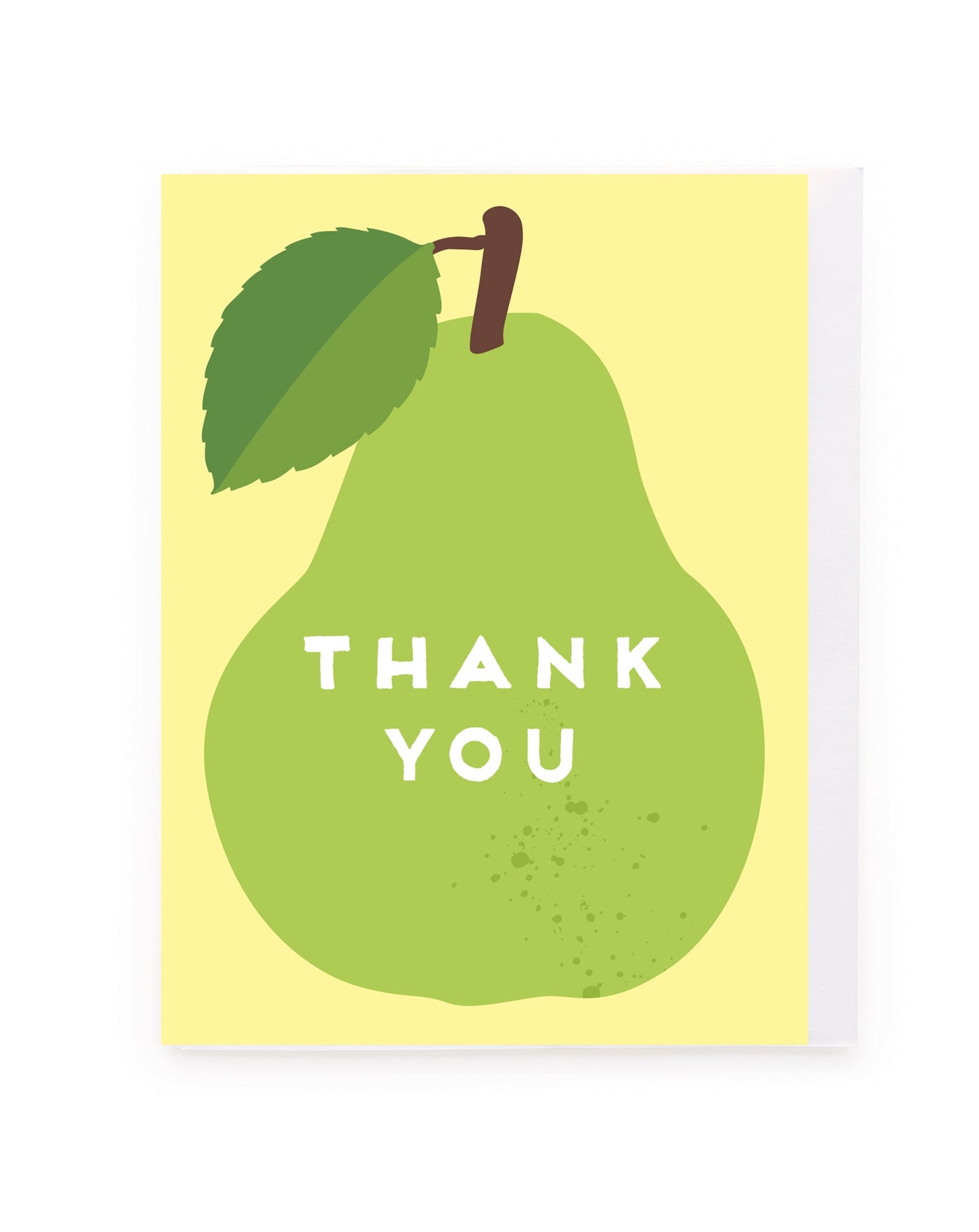 Pear Thank You Mini Card