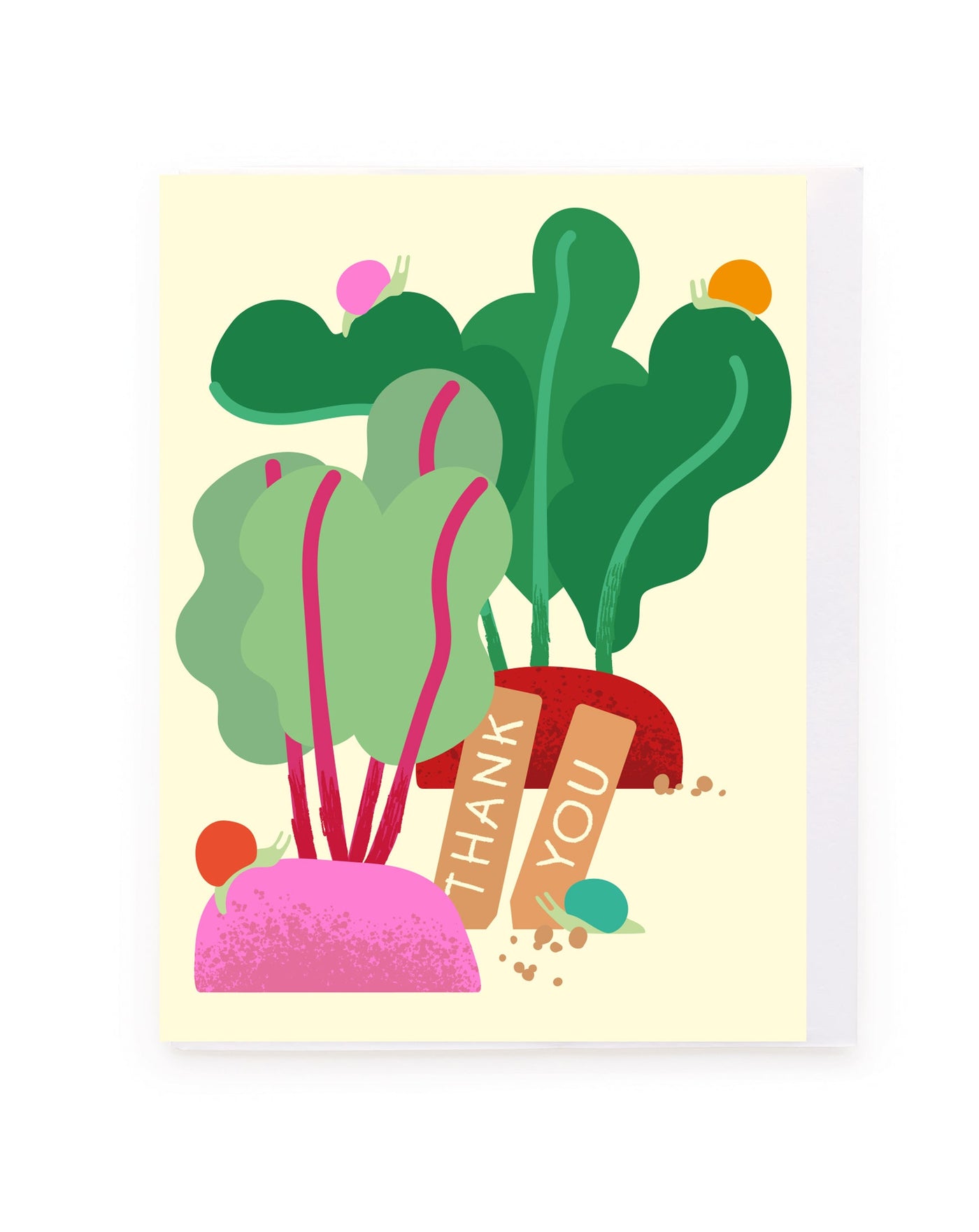 Beetroot Thank You Mini Card