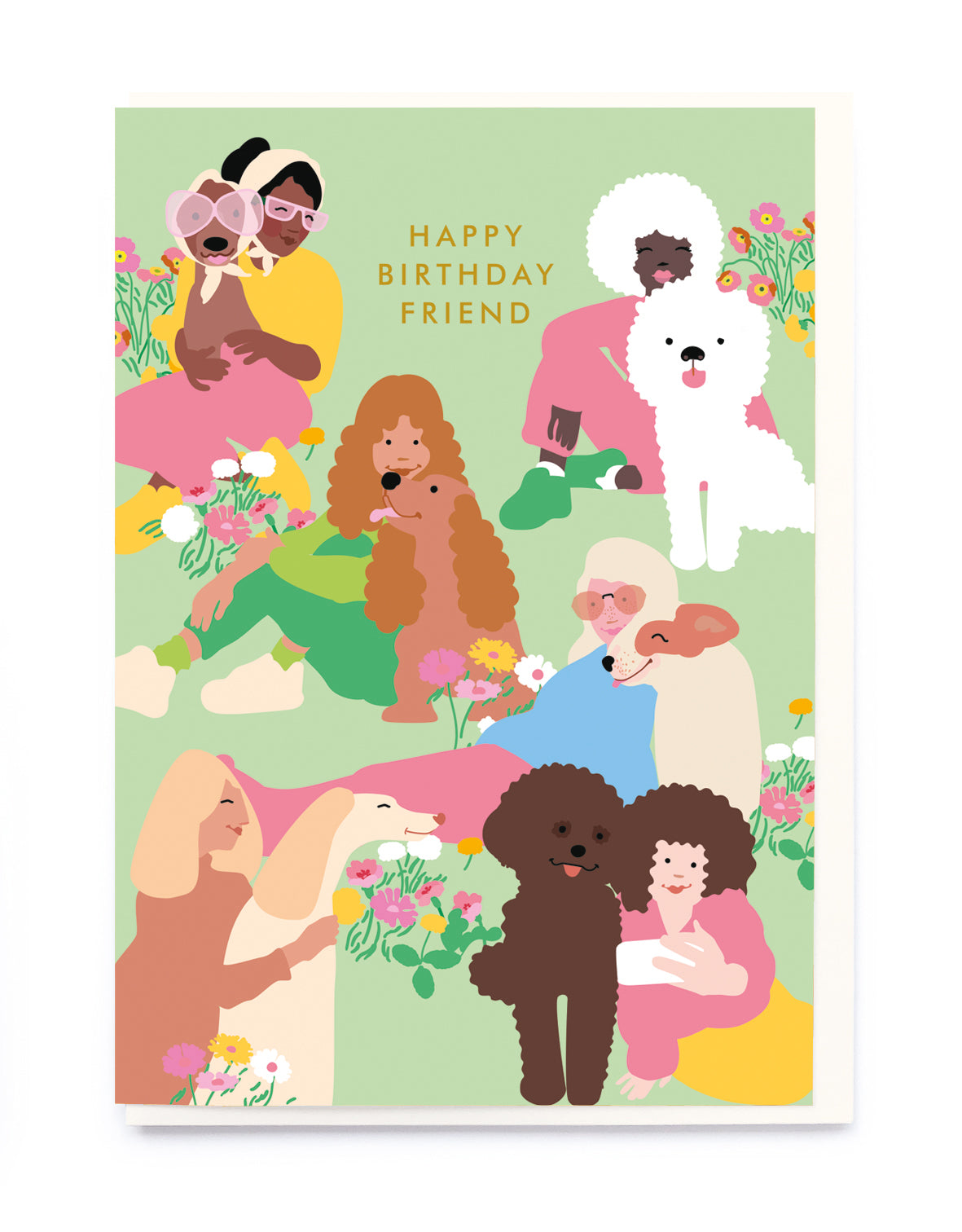 Dogs Like Owners Birthday Card