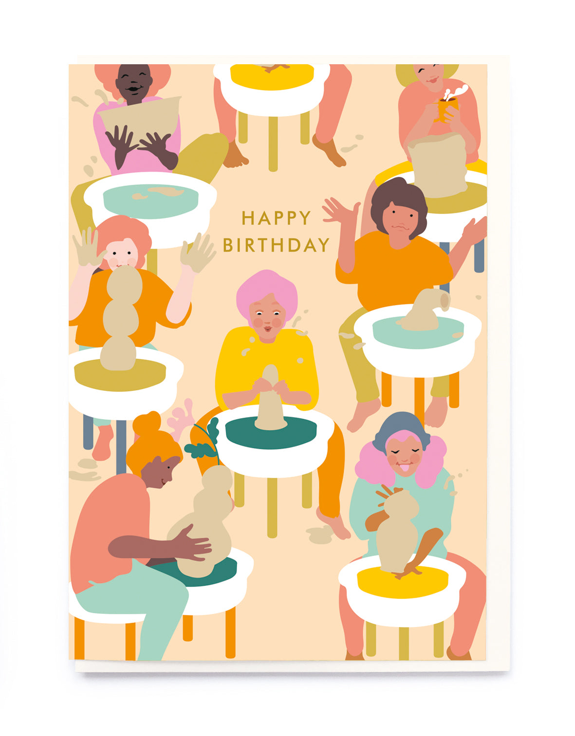 Ceramics Birthday Card