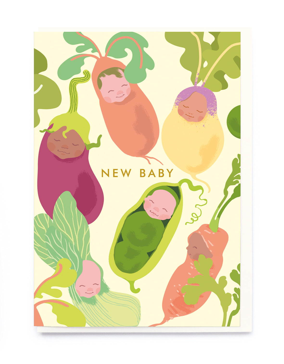 New Baby Veggies Card