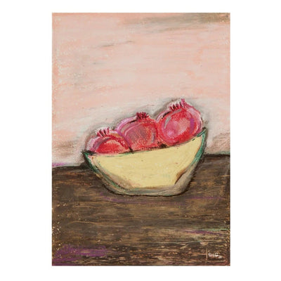 Pomegranate Bowl Print by Selma Guéniau A5