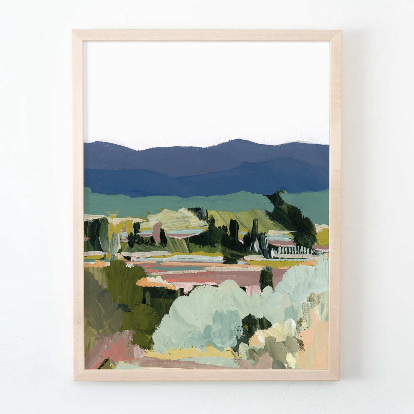 Catalonia Hills Canvas Print - Large