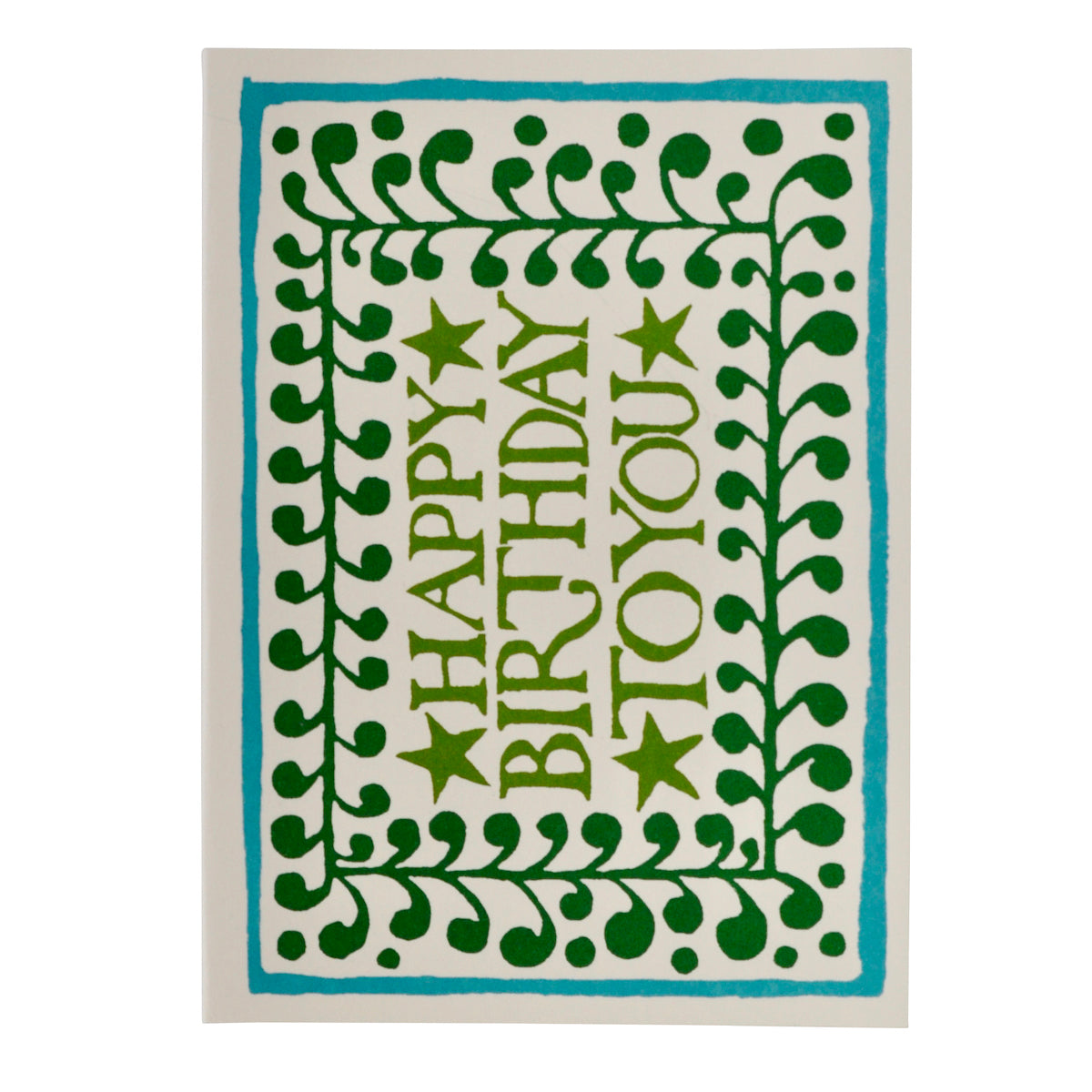 Comma Border Birthday Card – Berylune