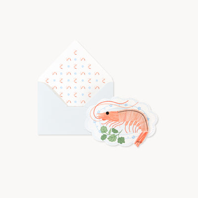 Shrimp Pop-Up Card