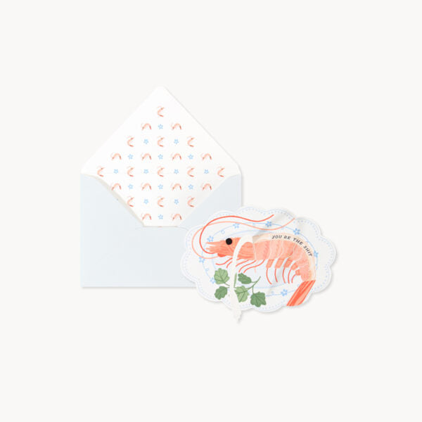 Shrimp Pop-Up Card