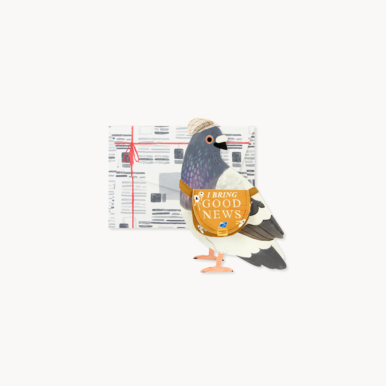 Messenger Pigeon Pop-Up Card