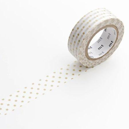mt Washi Tape - Dot S Gold