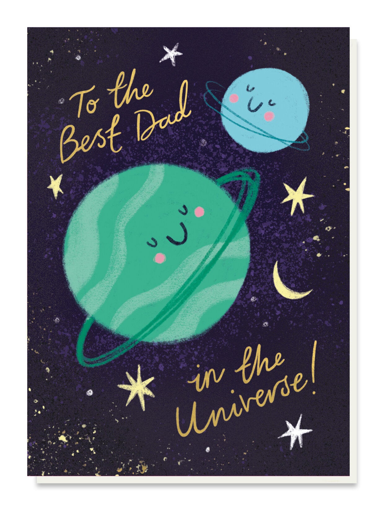 Best Dad In The Universe Card