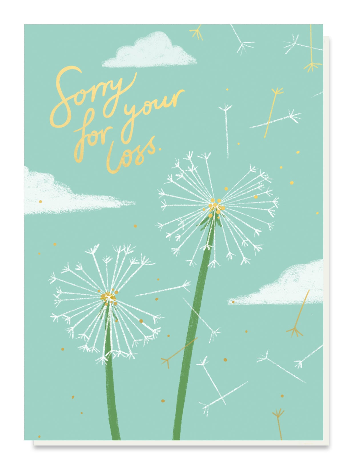 Dandelion Sympathy Card