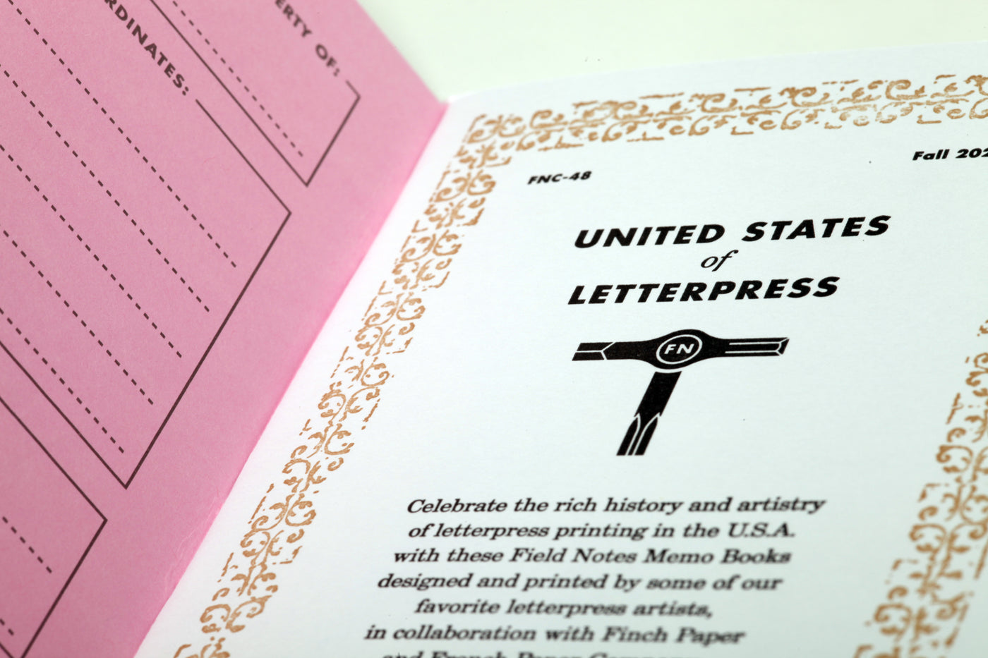 Field Notes 3-Pack - United States of Letterpress