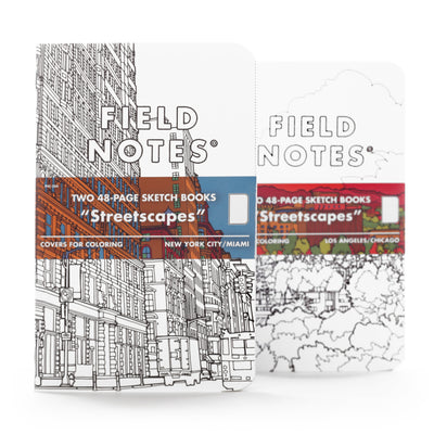 Field Notes Sketch Book 2-Pack - Streetscapes