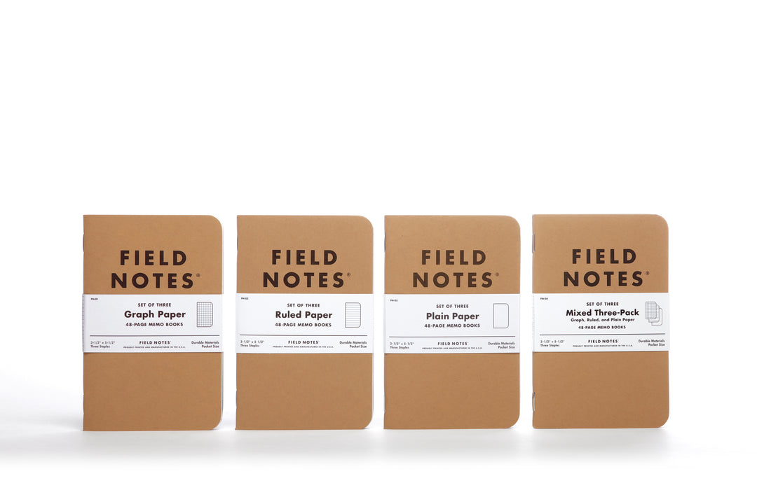Field Notes 3-Pack - Original Kraft – Berylune