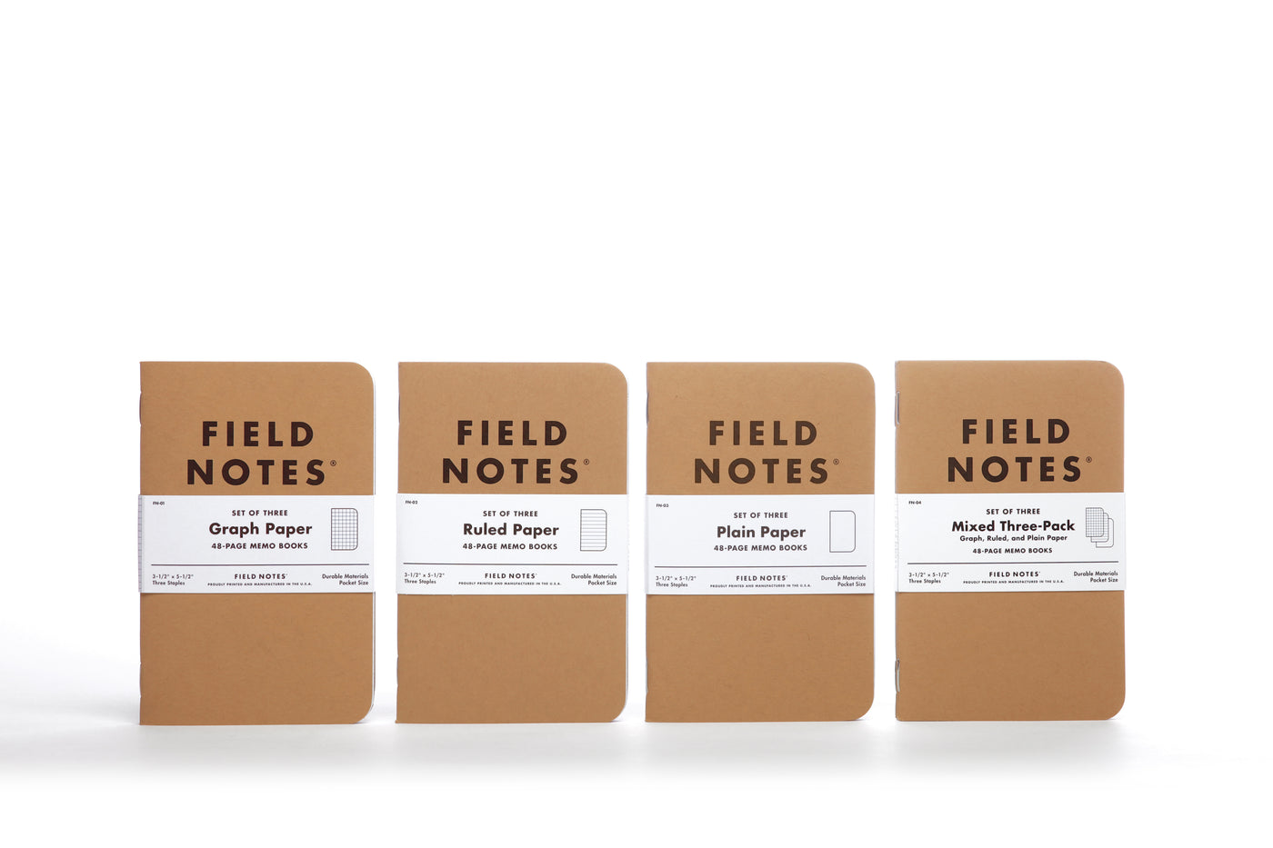 Field Notes 3-Pack - Original Kraft