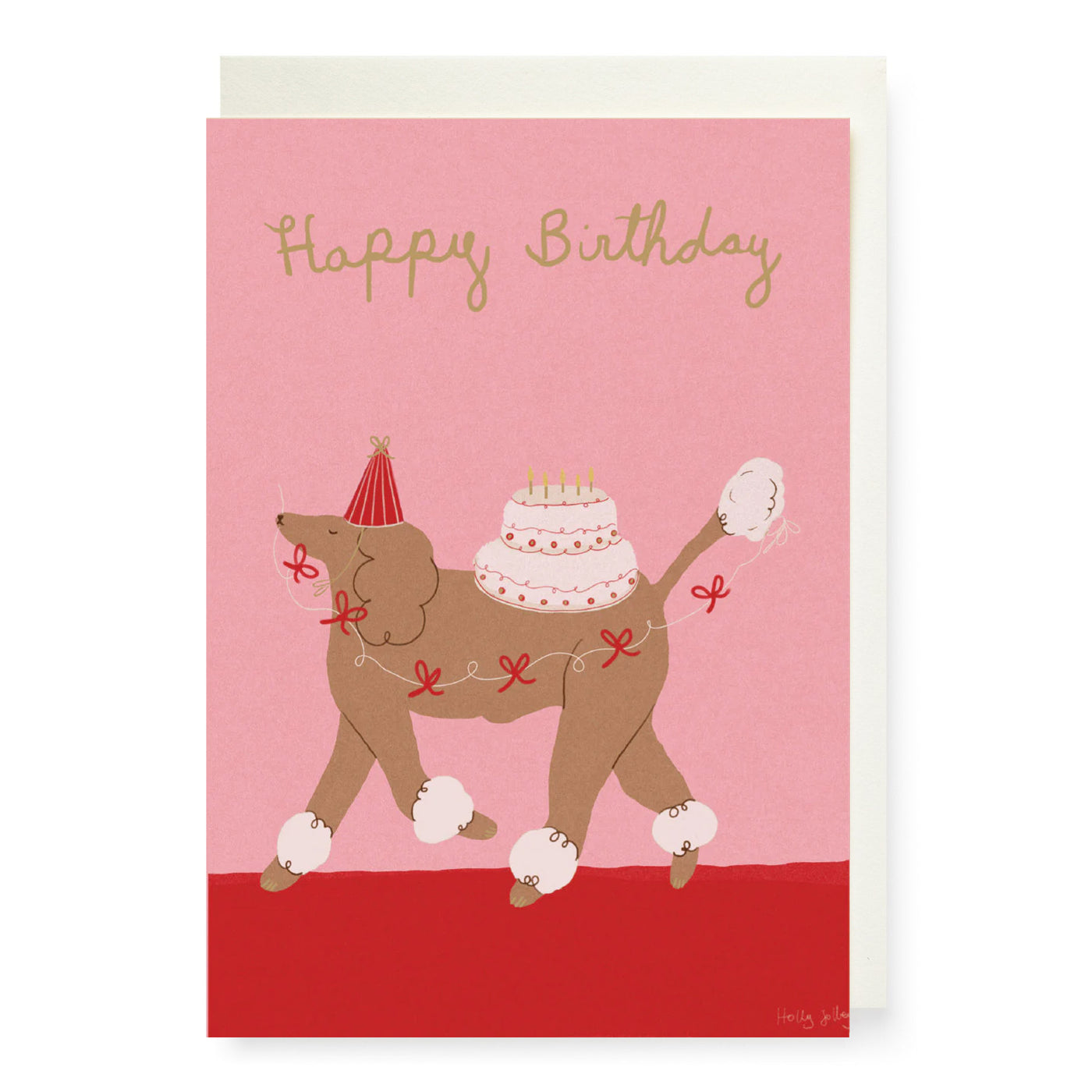 Birthday Poodle Birthday Card