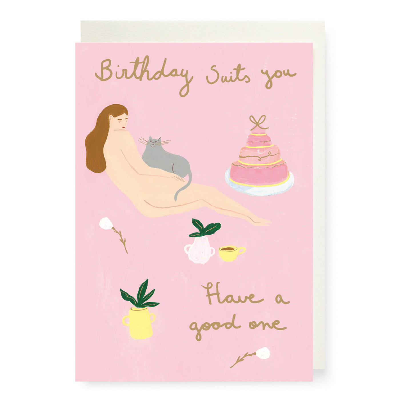 Birthday Suit Birthday Card