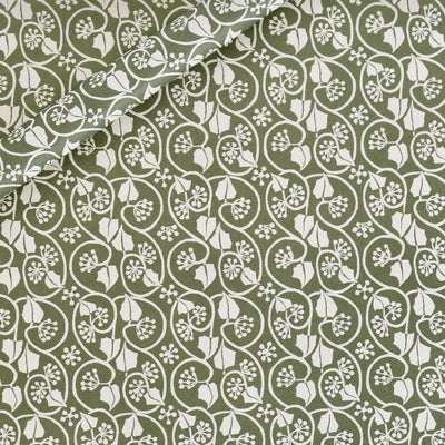 'Ivy Stripe Sage' Wrapping Paper