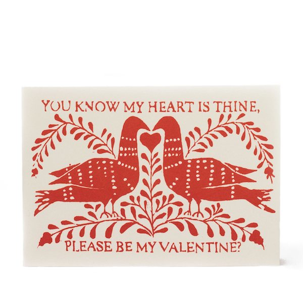 Be My Valentine Greetings Card