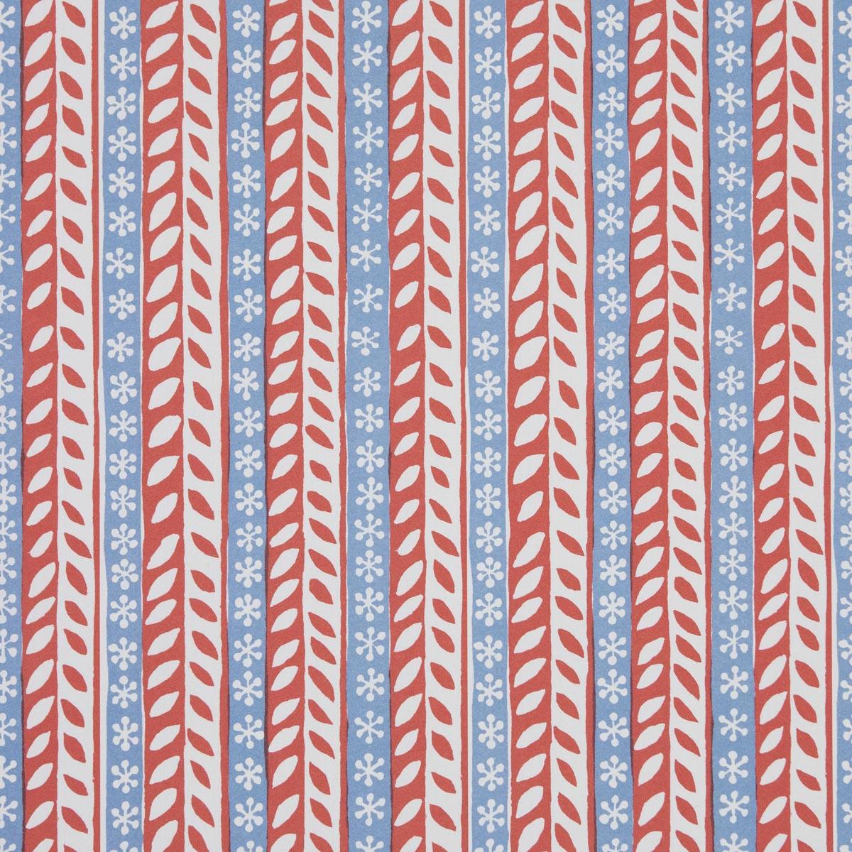 'Merry Christmas Red and Blue' Wrapping Paper
