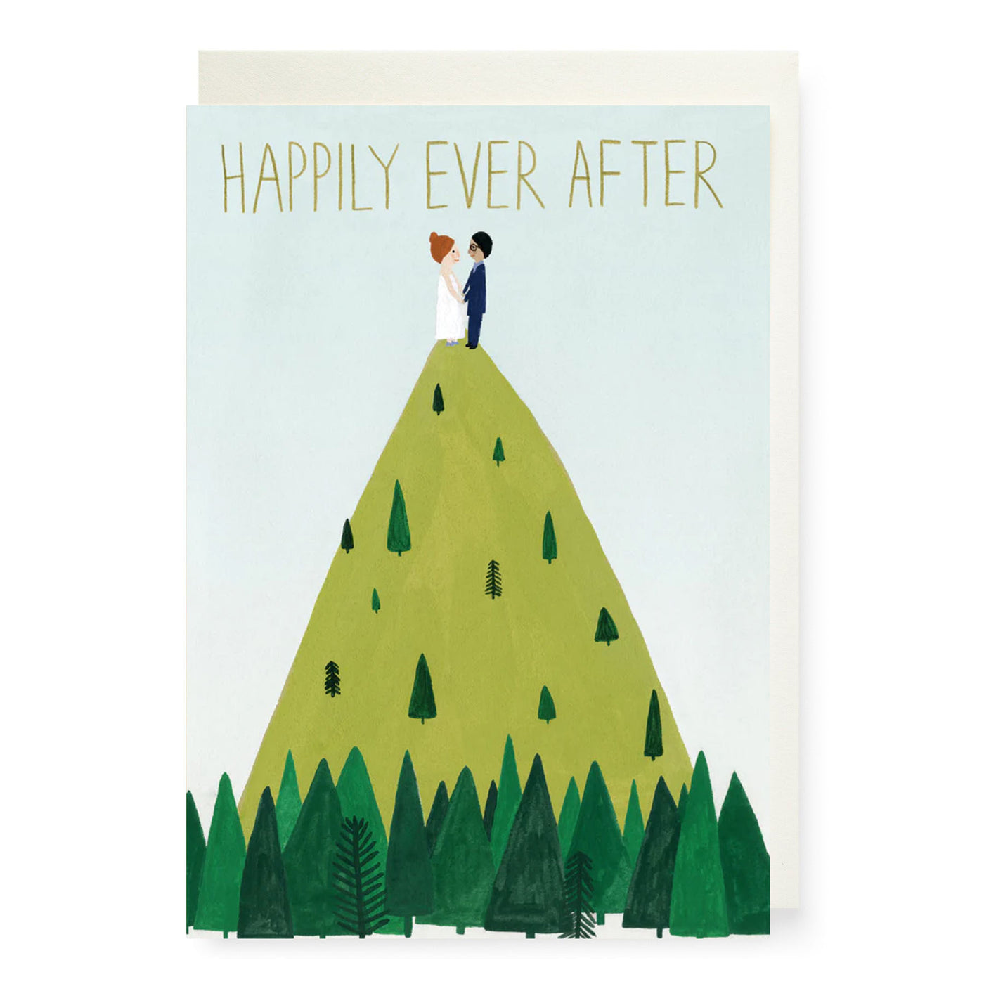 Hilltop Wedding Card