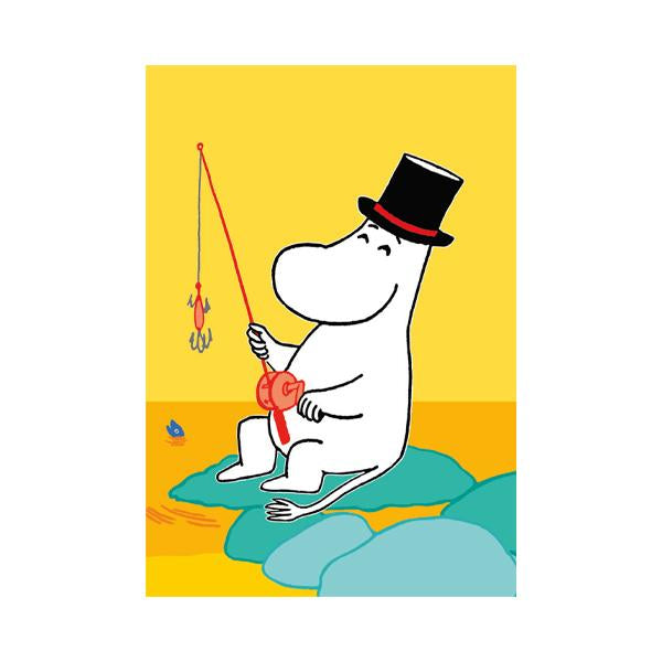 Moominpapa Fishing Mini Card