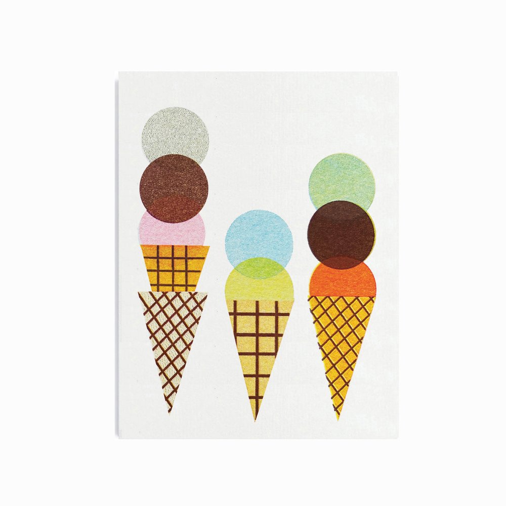 Ice Cream Mini Card