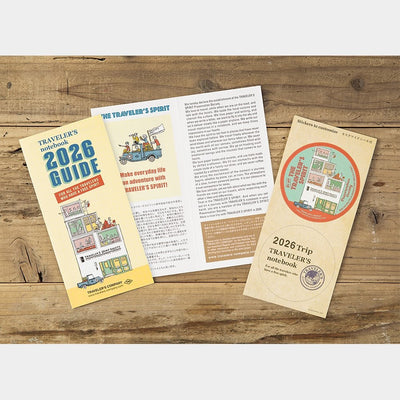 Pre-Order 2026 Weekly and Memo Diary - TRAVELER'S Notebook Insert