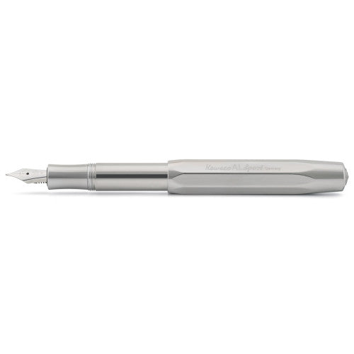 Kaweco AL Sport Fountain Pen - RAW with Classic Clip
