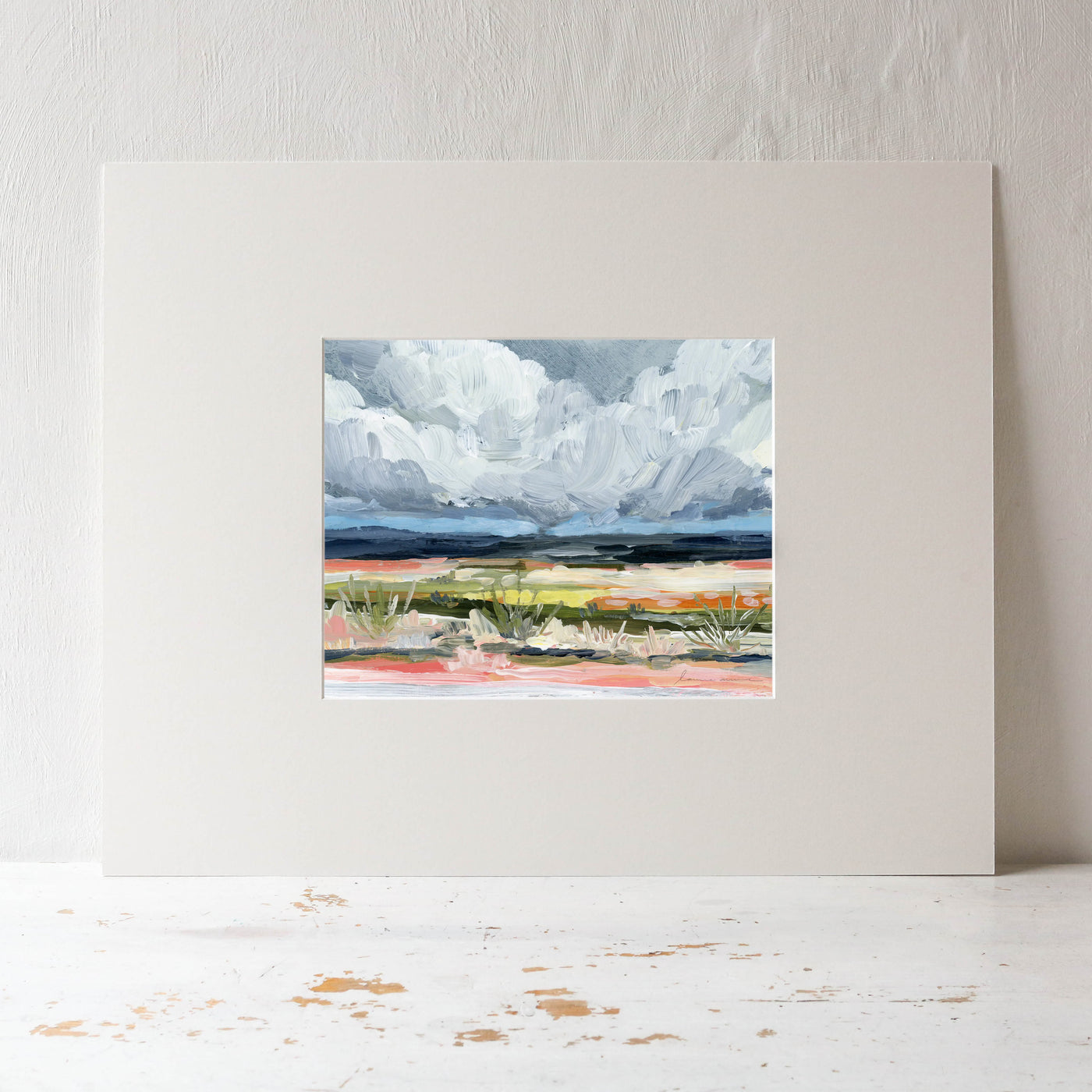 Super Bloom Mounted Canvas Print