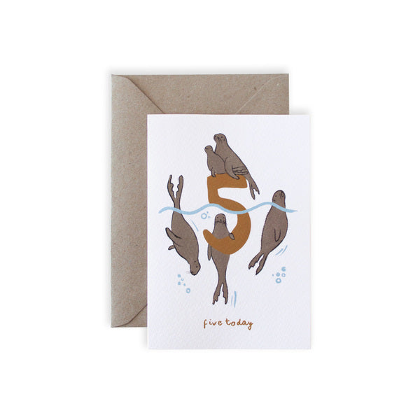 Five Today Seal Card