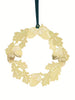 Gold Oak Leaf & Acorn Hanging Decoration
