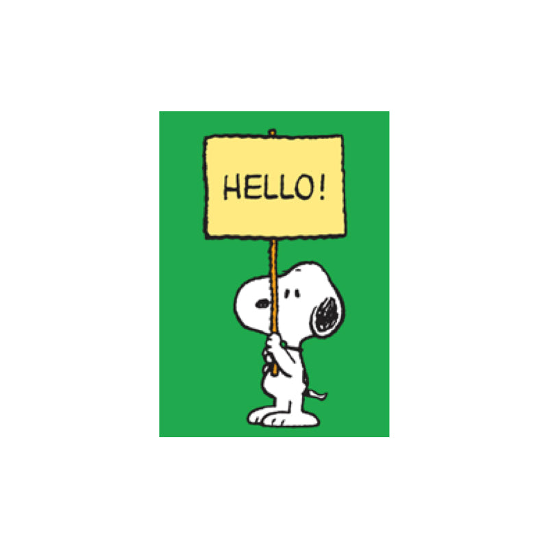 Snoopy 'Hello!' Mini Card