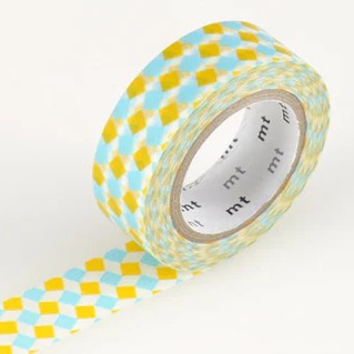mt Washi Tape - Square Yellow
