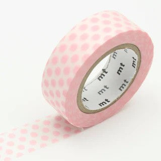 mt Washi Tape - Dot Strawberry Milk