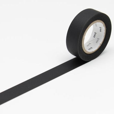 mt Washi Tape - Matte Black