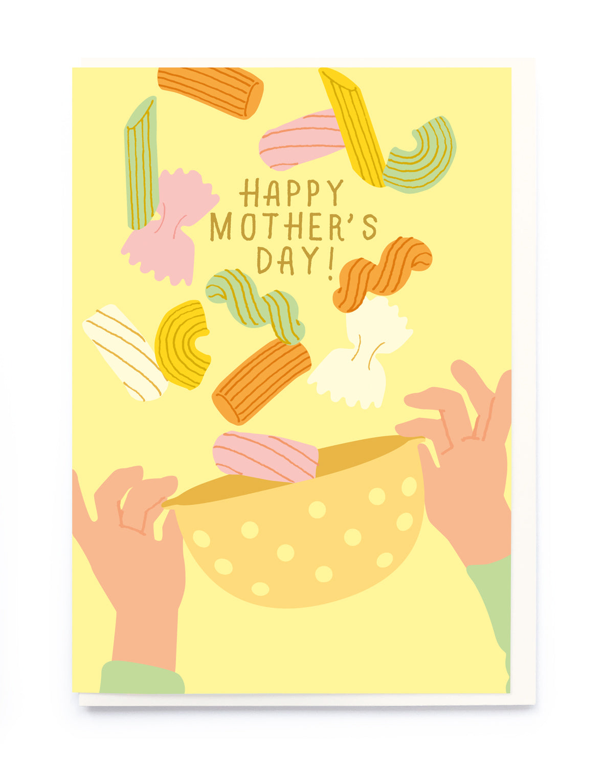 Pasta Mother's Day Card