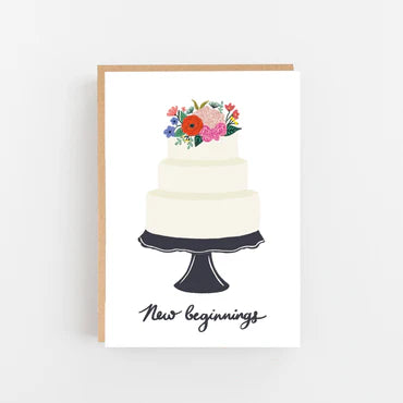 New Beginnings Wedding Card
