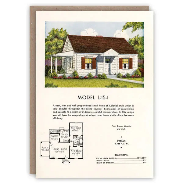 Model L-15-1 Greetings Card