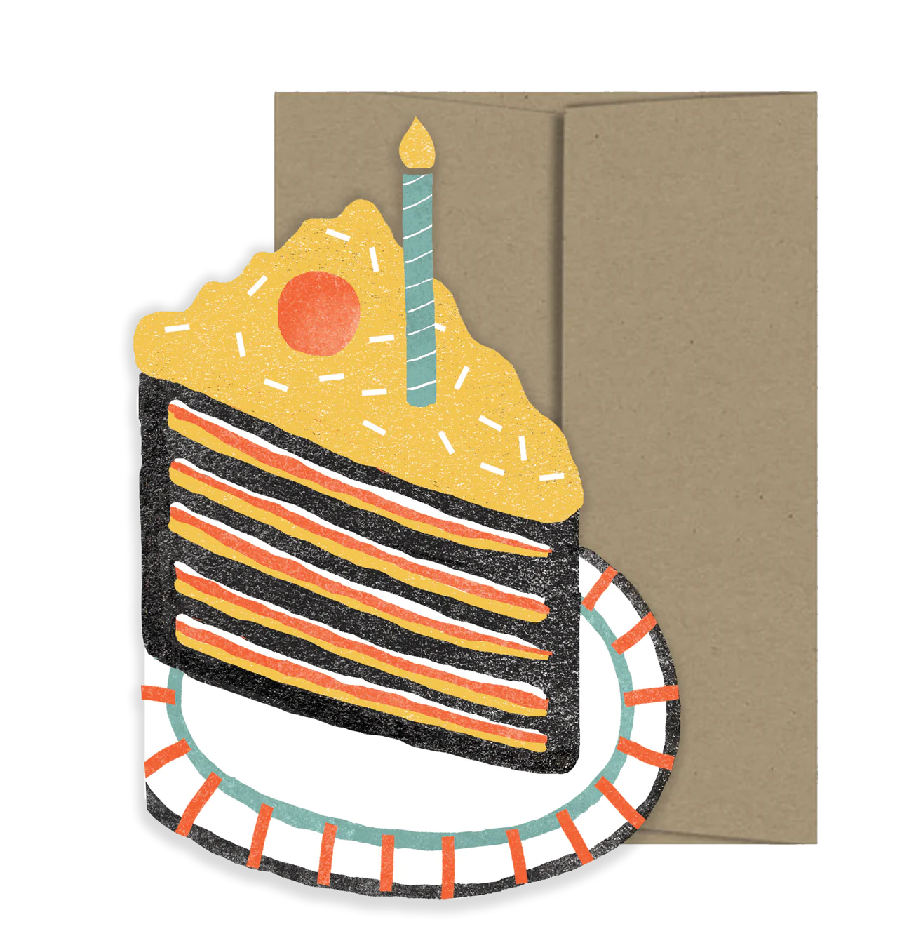 Piece of Cake Die Cut Card