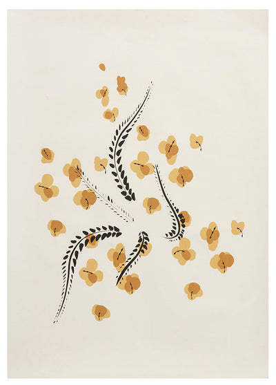 Sakura Ochre Print - 50 x 70cm