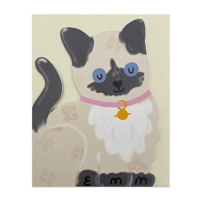 Siamese Kitten Mini Card