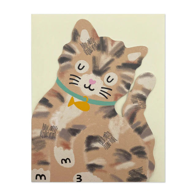 Tabby Kitten Mini Card