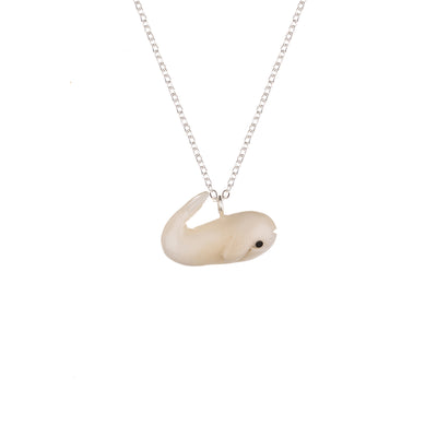 Tagua Whale Necklace