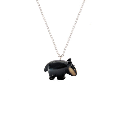 Tagua Badger Necklace